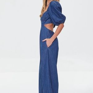 Brand new ! Denim jumper, wide leg , Smoke free home.